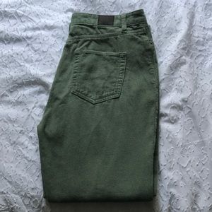 BDG Color Corduroy Straight Leg Mom Pant